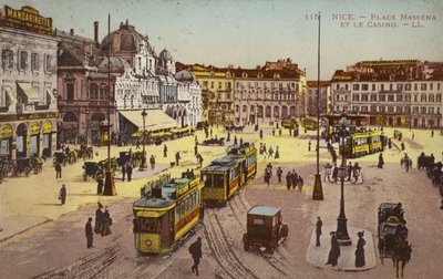 Place Massena e il Casinò, Nizza da French Photographer