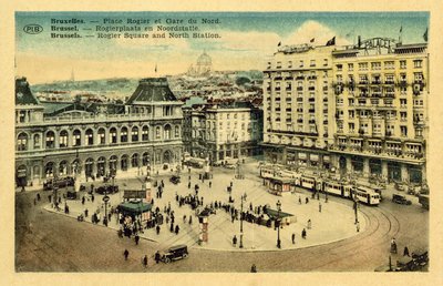 Place Rogier e Gare du Nord, Bruxelles da French Photographer