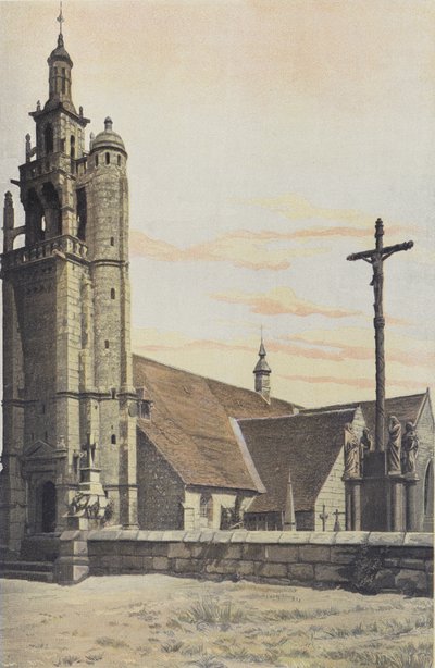 Ploubezre, Chiesa, Insieme S O da French Photographer
