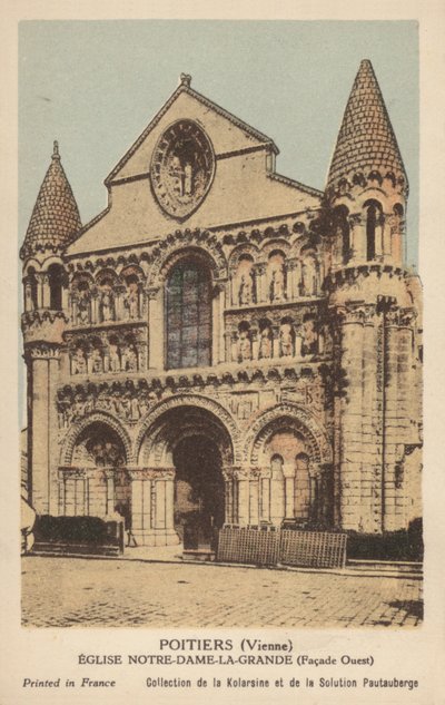 Poitiers, Chiesa Notre Dame La Grande da French Photographer