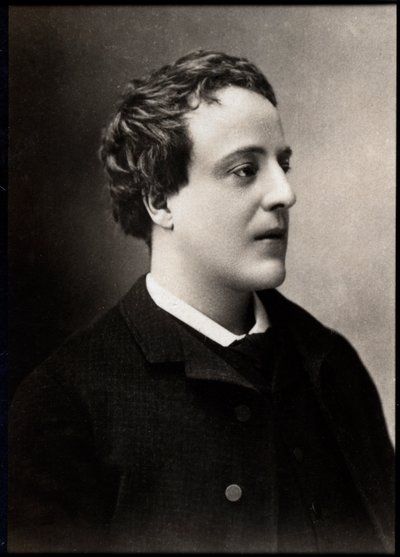 Ritratto di Adolphe Léon Willette (1857-1926), pittore, illustratore, caricaturista e litografo francese da French Photographer