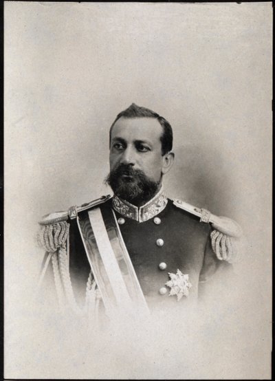 Ritratto di Alberto I di Monaco (1848-1922), Principe di Monaco da French Photographer