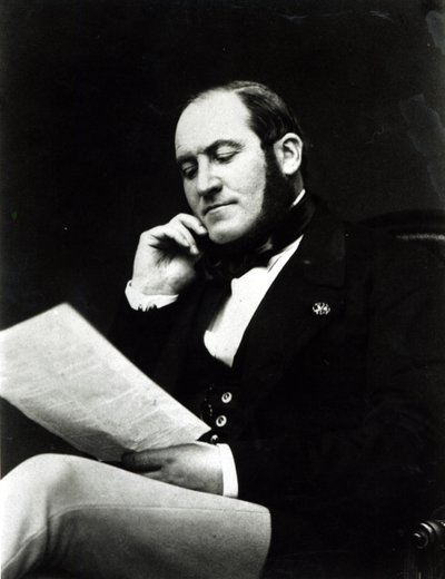 Ritratto del Barone Georges Eugene Haussmann (1809-91), XIX secolo da French Photographer