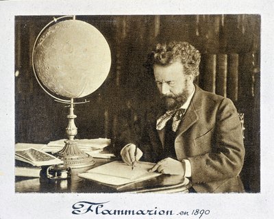 Ritratto di Camille Flammarion (1842-1925), astronomo francese da French Photographer