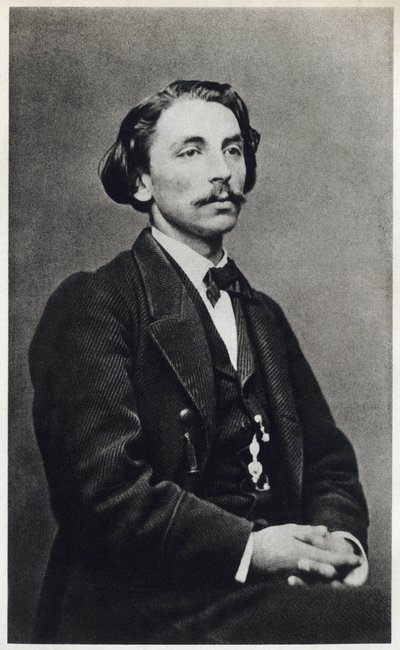 Ritratto di Etienne Mallarmé detto Stéphane Mallarmé (1842-1898) nel 1862, poeta francese da French Photographer