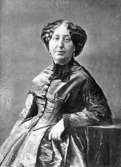 Ritratto di George Sand (Aurore Dupin, Baronne Dudevant) (1804-1876), scrittrice francese. da French Photographer