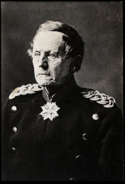 Ritratto di Helmuth Karl Bernhard von Moltke il Vecchio (1800-1891), Feldmaresciallo tedesco da French Photographer