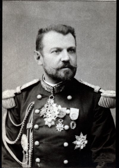 Ritratto di Henri Joseph Brugere (1841-1918), generale francese da French Photographer