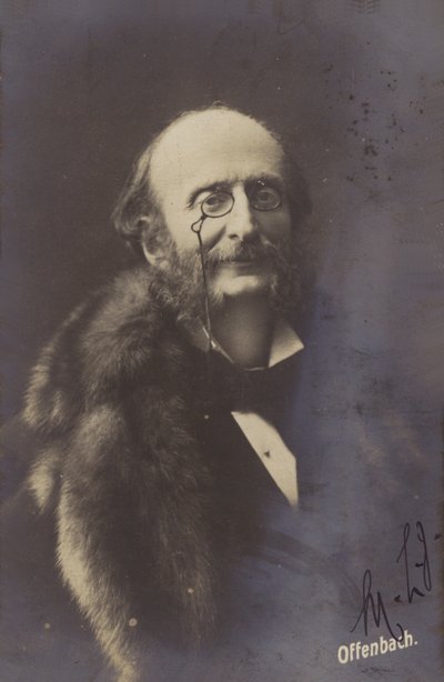 Ritratto di Jacques Offenbach da French Photographer