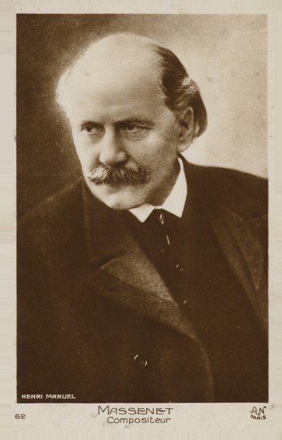 Ritratto di Jules Massenet da French Photographer