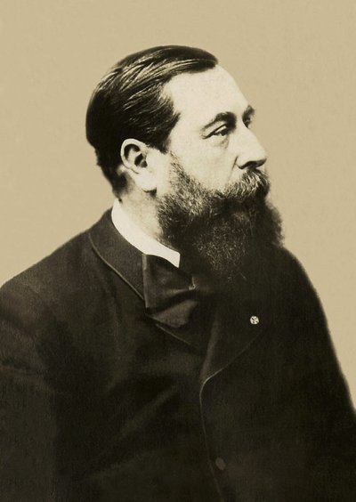 Ritratto di Leo Delibes (1836-1891), compositore francese da French Photographer
