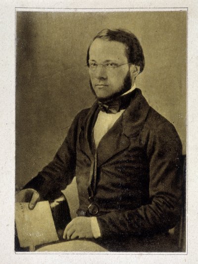 Ritratto di Louis Pasteur nel 1852. da French Photographer