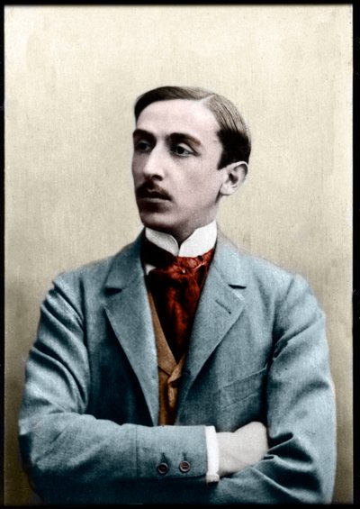 Ritratto di Maurice Barres (1862-1923), romanziere, giornalista e politico socialista francese da French Photographer