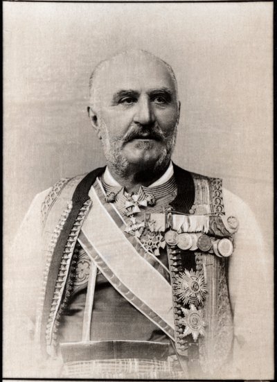 Ritratto di Nicola I (1841-1921), Principe di Montenegro da French Photographer
