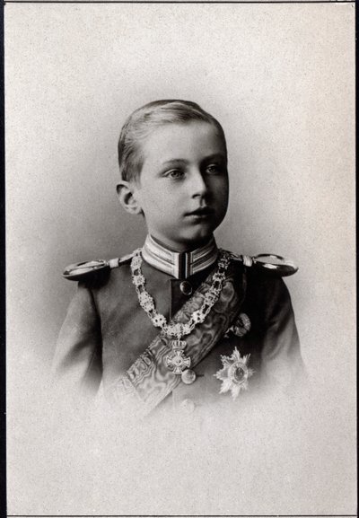Ritratto del Principe Oskar di Prussia (1888-1958) da French Photographer