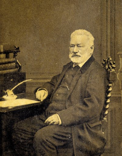 Ritratto di Victor Hugo nel 1872 da French Photographer
