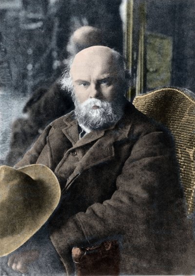Ritratto del poeta Paul Verlaine (1844-1896) da French Photographer