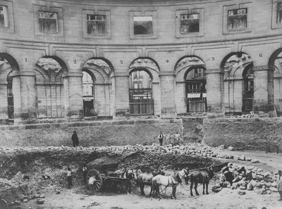 Ricostruzione della Halle au Blé, Parigi da French Photographer