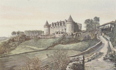 Rochechouart, Castello, Vista generale, presa a sud-est da French Photographer