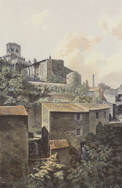 Royat, chiesa e vallone della Tiretaine da French Photographer