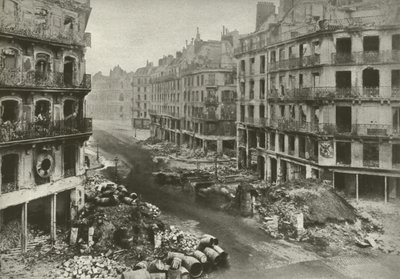 Rue De Rivoli, Parigi, dopo la settimana che ha concluso la Comune da French Photographer