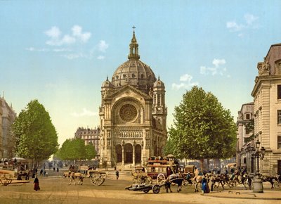 Saint-Augustin, Parigi, pub. c.1900 da French Photographer