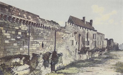 Saint-Emilion, Resti delle Mura a nord-ovest, Logis de Malet da French Photographer