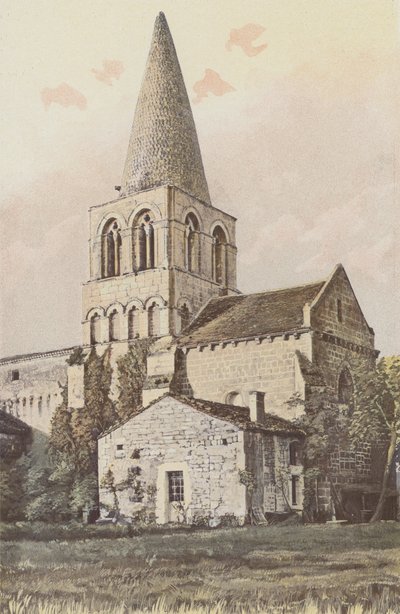 Saint-Estephe, Chiesa, Campanile e Abside da French Photographer