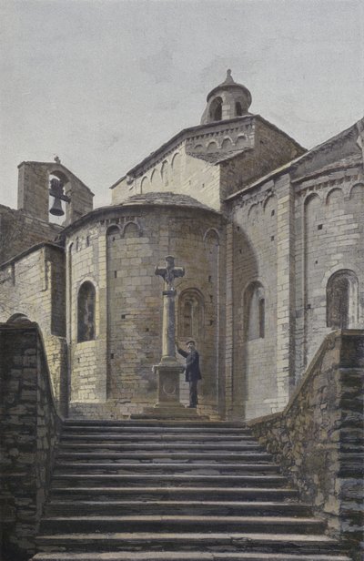Saint-Martin-de-Londres, Chiesa, Vista sud-est da French Photographer
