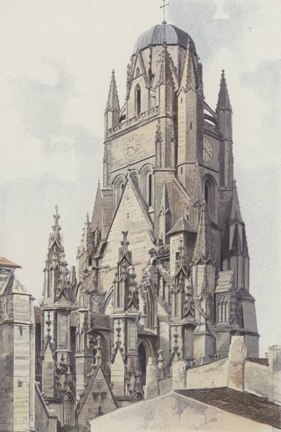 Saintes, Antica Cattedrale Saint-Pierre, Vista nord-est da French Photographer