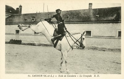 Saumur (Maine-et-Loire), Scuola di Cavalleria, La Croupade da French Photographer