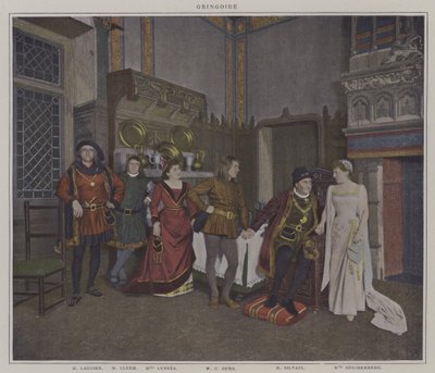 Scena da una produzione di Gringoire, di Théodore de Banville da French Photographer