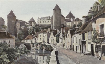 Semur, Vista presa sulla riva d dell