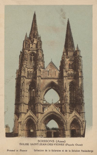 Soissons, Chiesa Saint Jean Des Vignes da French Photographer