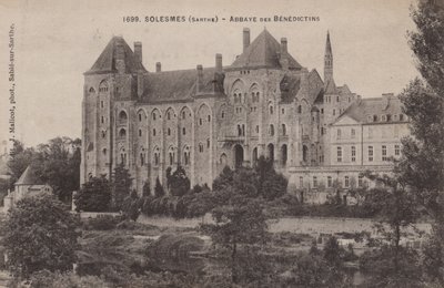 Solesmes, Sarte, Abbazia dei Benedettini da French Photographer