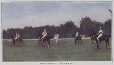 Inizio di una partita di polo da French Photographer