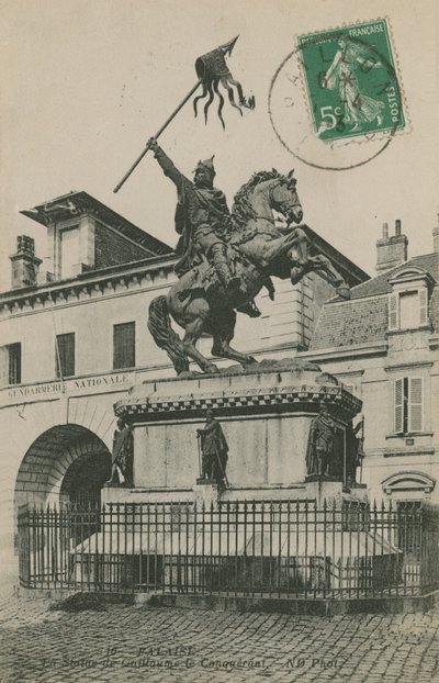 Statua di Guglielmo il Conquistatore, Falaise, Normandia da French Photographer