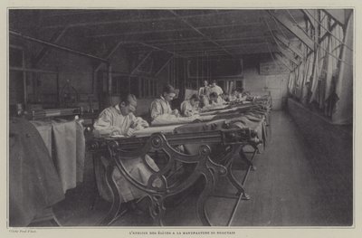 Laboratorio degli studenti alla Manifattura di Arazzi di Beauvais, Francia da French Photographer