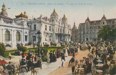 Terrazza del Café de Paris, Place du Casino, Monte Carlo da French Photographer