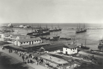 Il porto di Algeri, 20 aprile 1886 da French Photographer