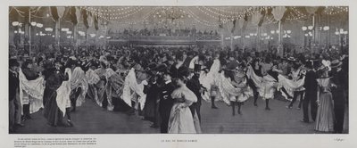 La sala da ballo del Moulin Rouge, Parigi da French Photographer