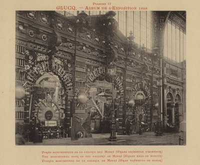 La porta monumentale della galleria delle Miniere, Grande Sala d