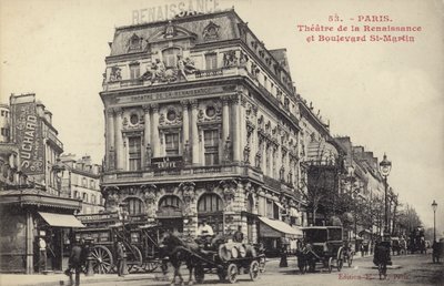 Théâtre de la Renaissance e Boulevard St Martin, Parigi da French Photographer