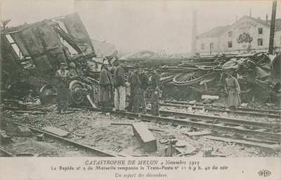 Incidente ferroviario a Melun, Francia, 4 novembre 1913 da French Photographer
