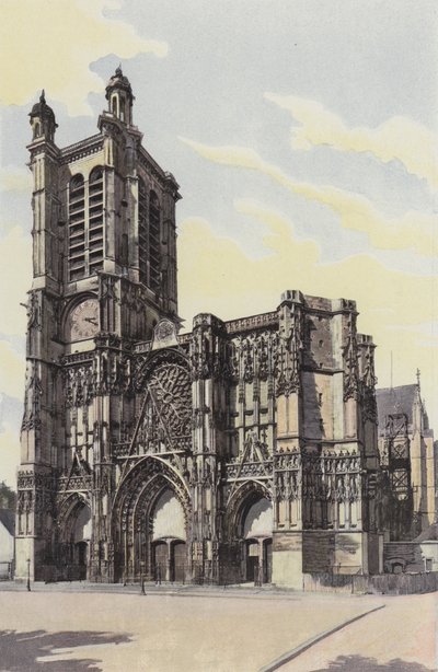 Troyes, Cattedrale, Facciata O da French Photographer