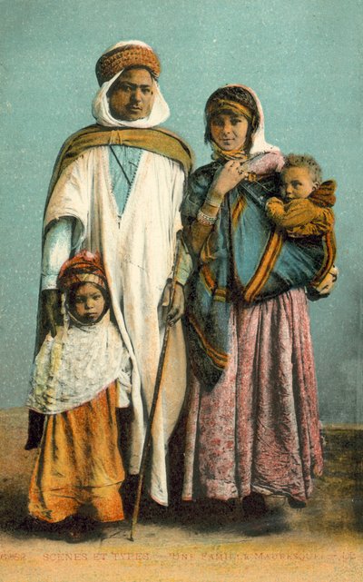 Una Famiglia Mauresque da French Photographer