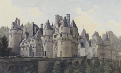 Usse, Castello, Insieme N E da French Photographer