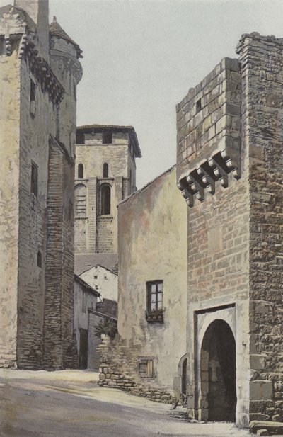 Varen, Porta della città e torre del castello da French Photographer