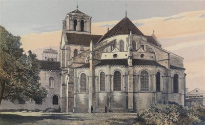 Vezelay, Chiesa della Maddalena, Abside, lato S E da French Photographer