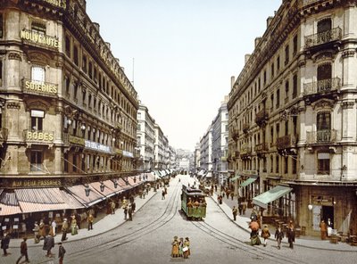 Veduta di Rue de la République, Lione da French Photographer